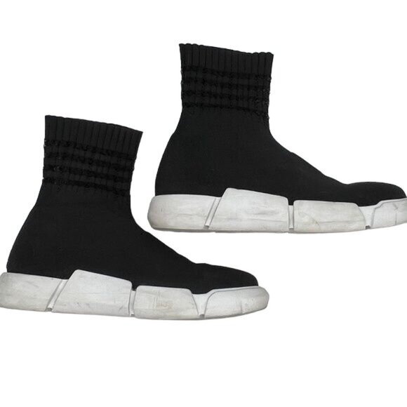 Elana Iachi Black Bootie Sneakers -  Size 11 - Picture 1 of 7